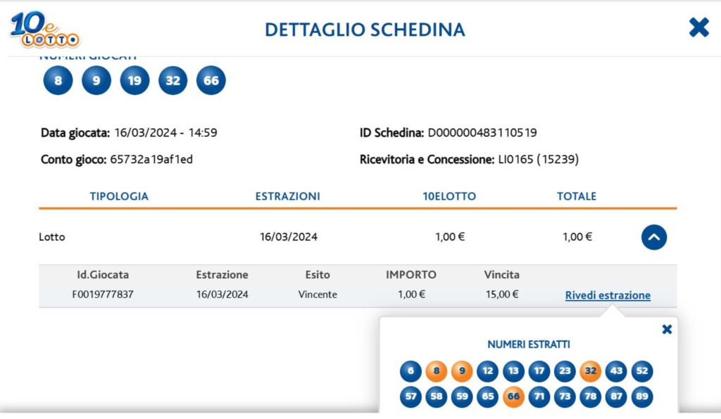 cedole vincite 28